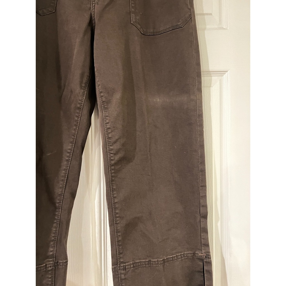 Vtg Jag Womens Y2K Chocolate Brown Low Rise Stretch Cropped Pants‎ Sz 10 90S - Picture 2 of 9
